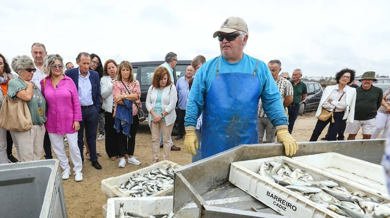 Parte del pescado capturado en la jornada