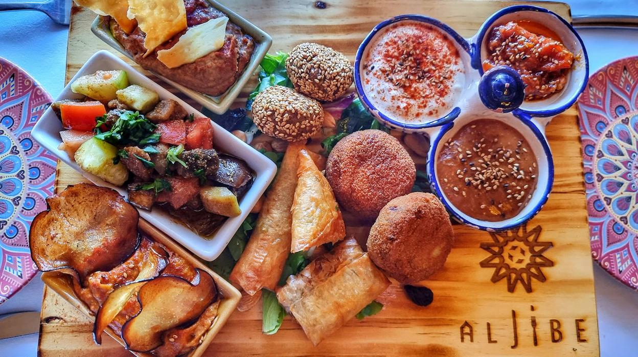 El mezze de Aljibe Restaurante Andalusí