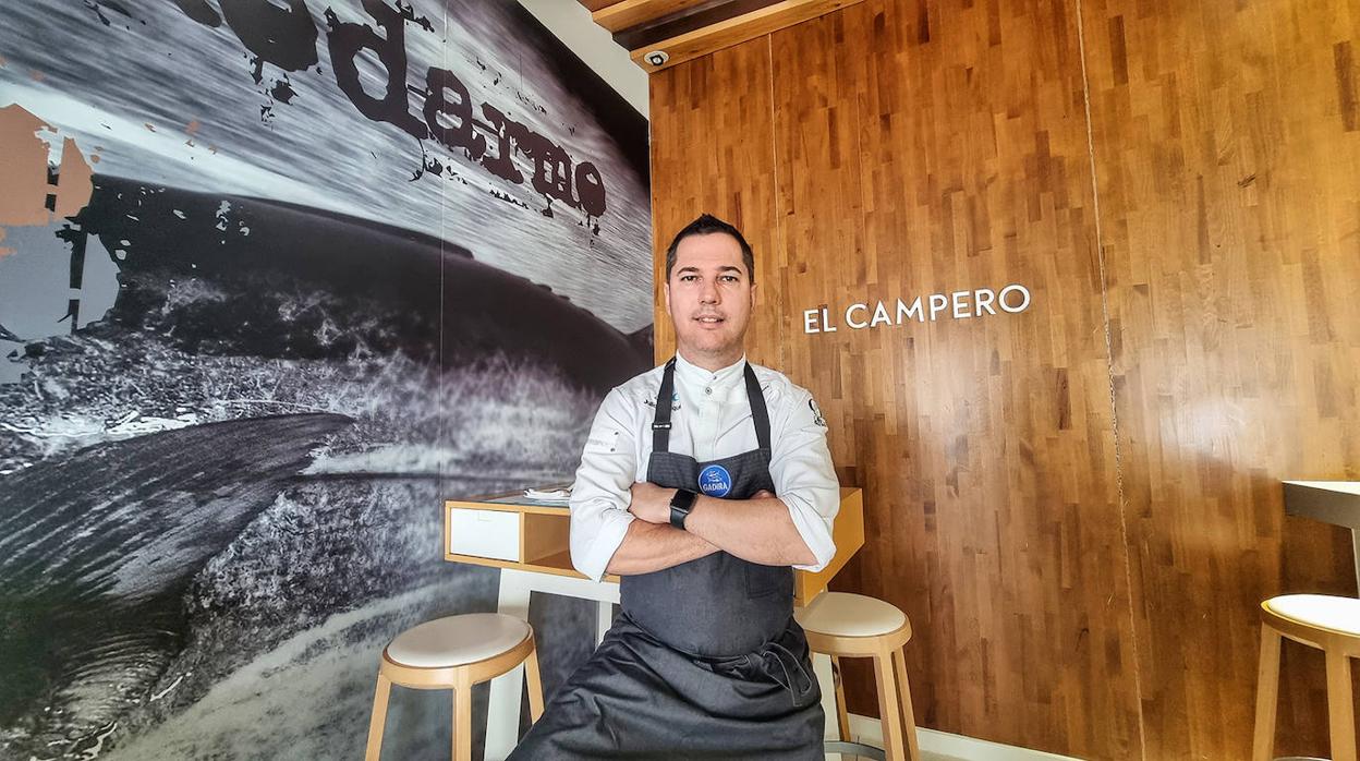 Julio Vázquez, jefe de cocina de El Campero de Barbate