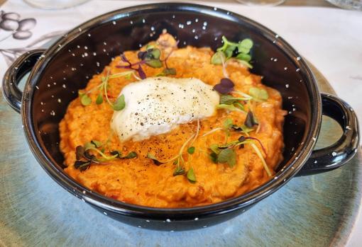 Cazuelita de risotto de nduja