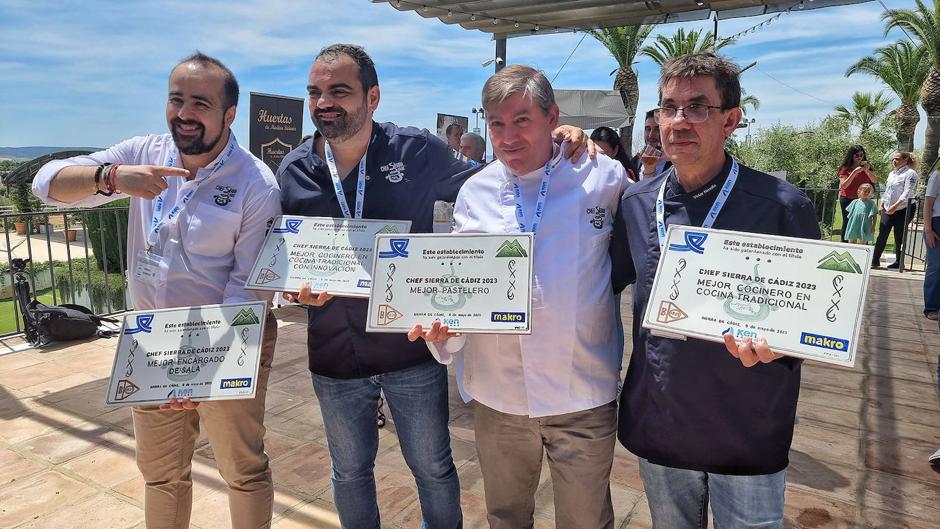 Miguel Rosado, Fernando Naranjo Alpresa, Santiago Moreno y Víctor Alberto Heredia