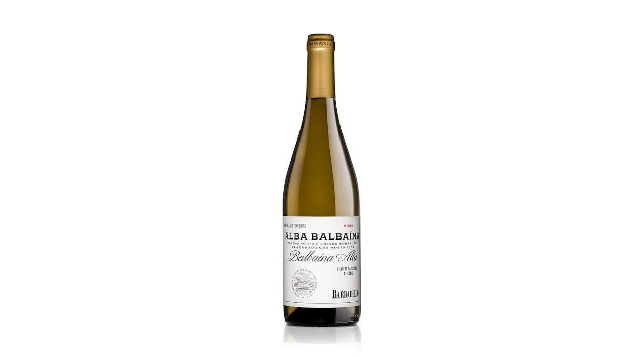 Botella de Alba Balbaína, nuevo vino de Barbadillo