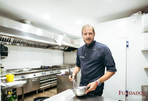 Javi Muñoz, cocinero de La Carboná