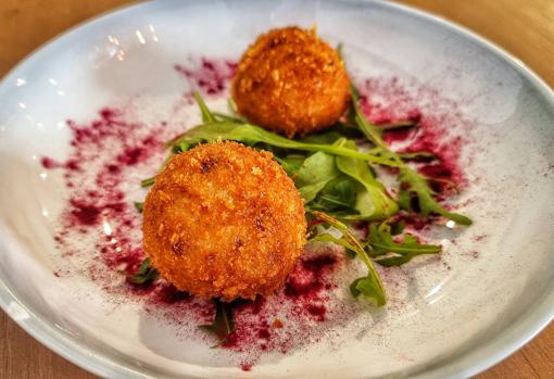 Croquetas cremosas de jamón