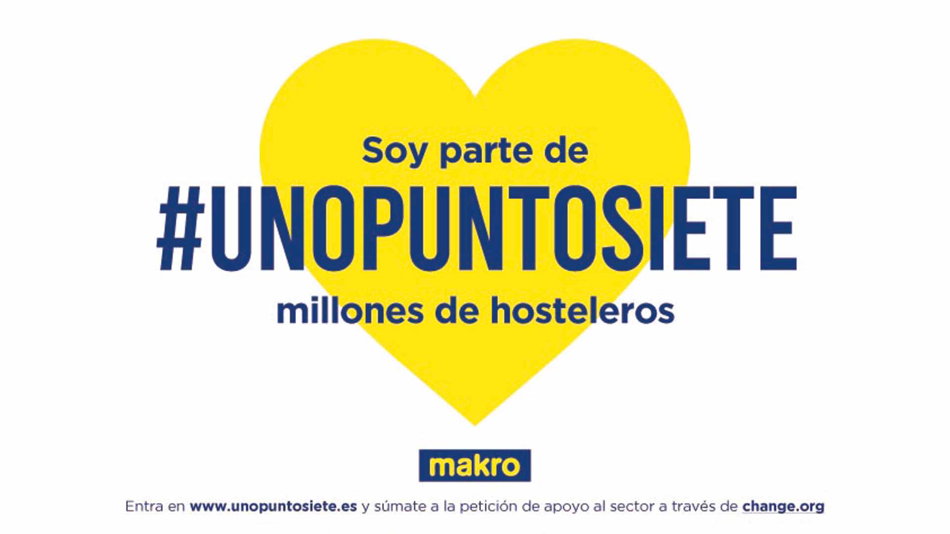 Los hosteleros se unen en torno al #unopuntosiete