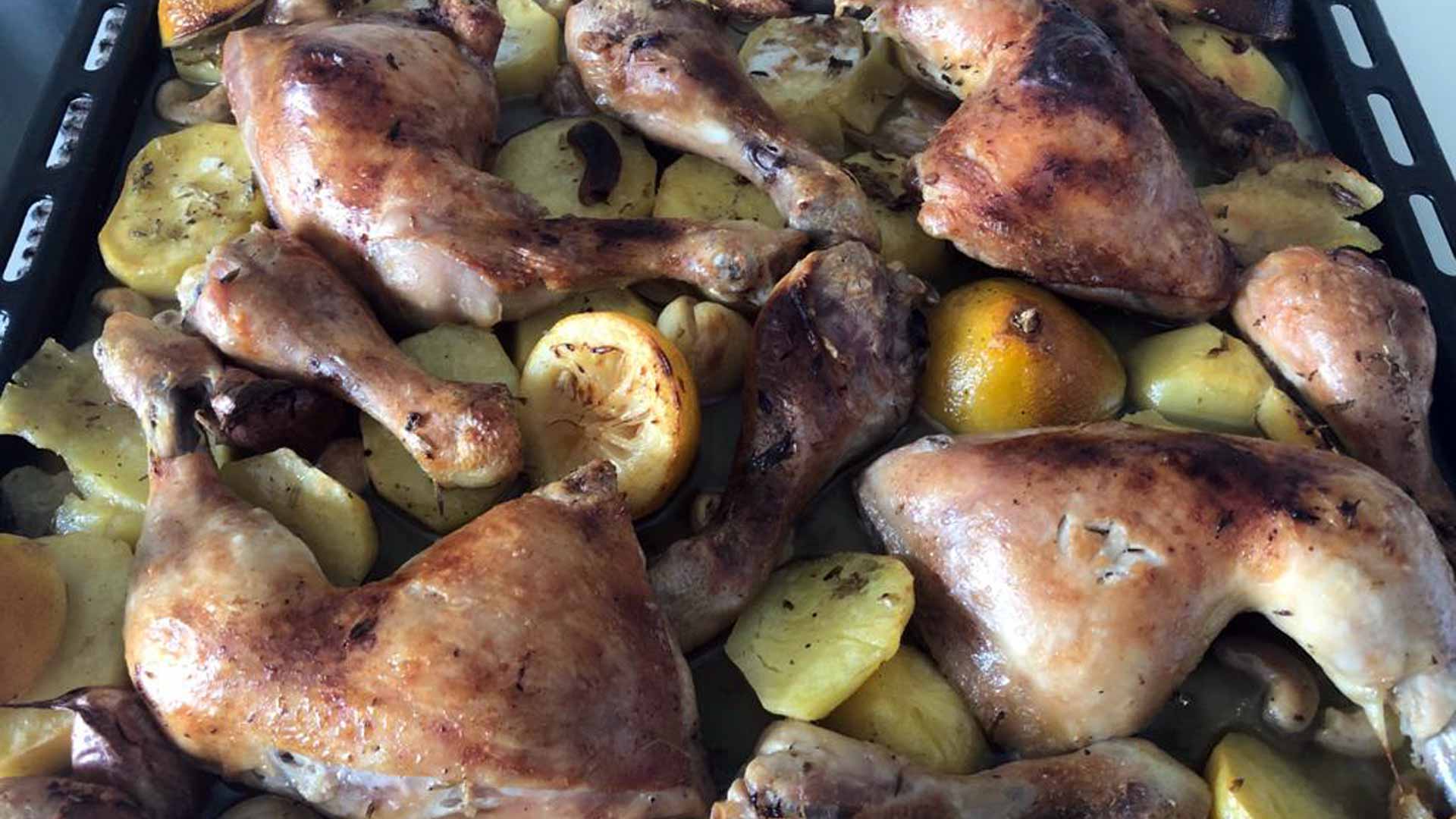 Luis Román, de Variopinto, y sus contramuslos de pollo al horno