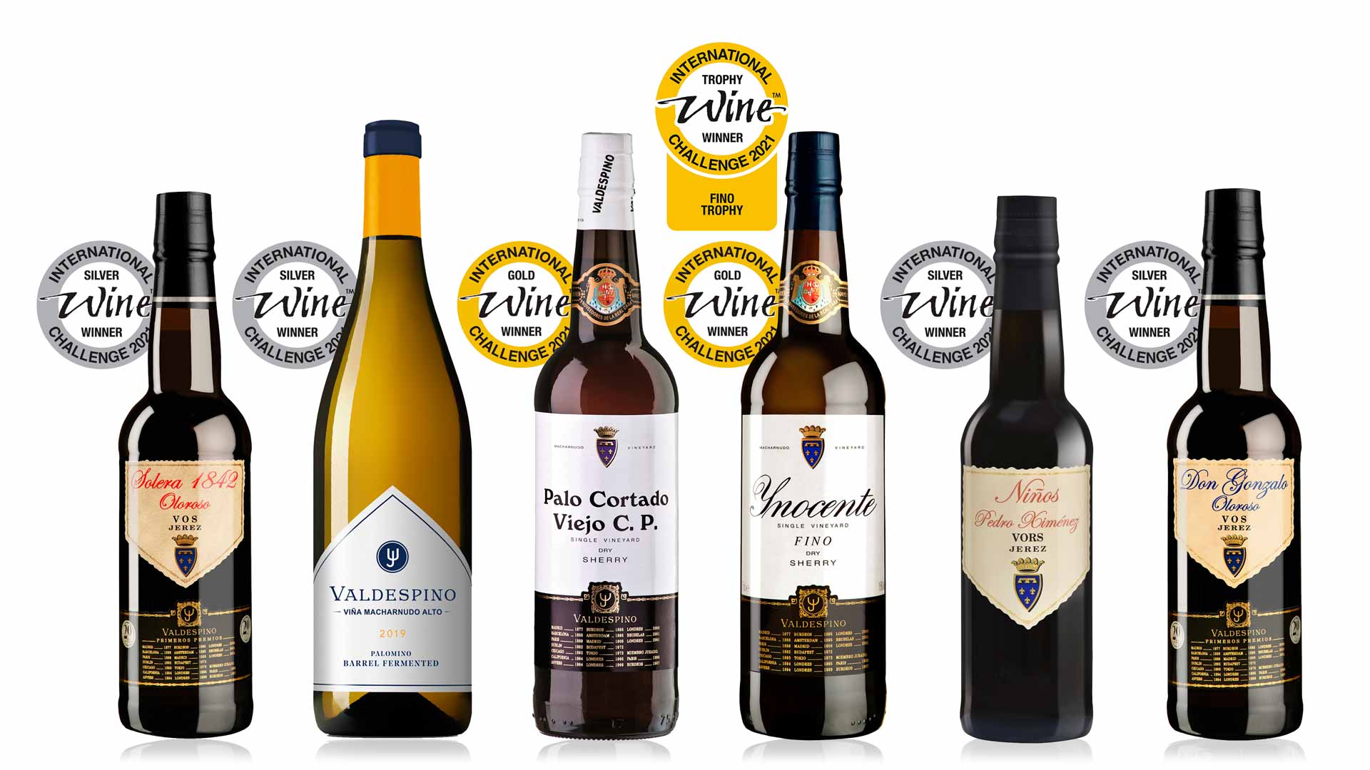 Valdespino obtiene seis medallas en la International Wine Challenge