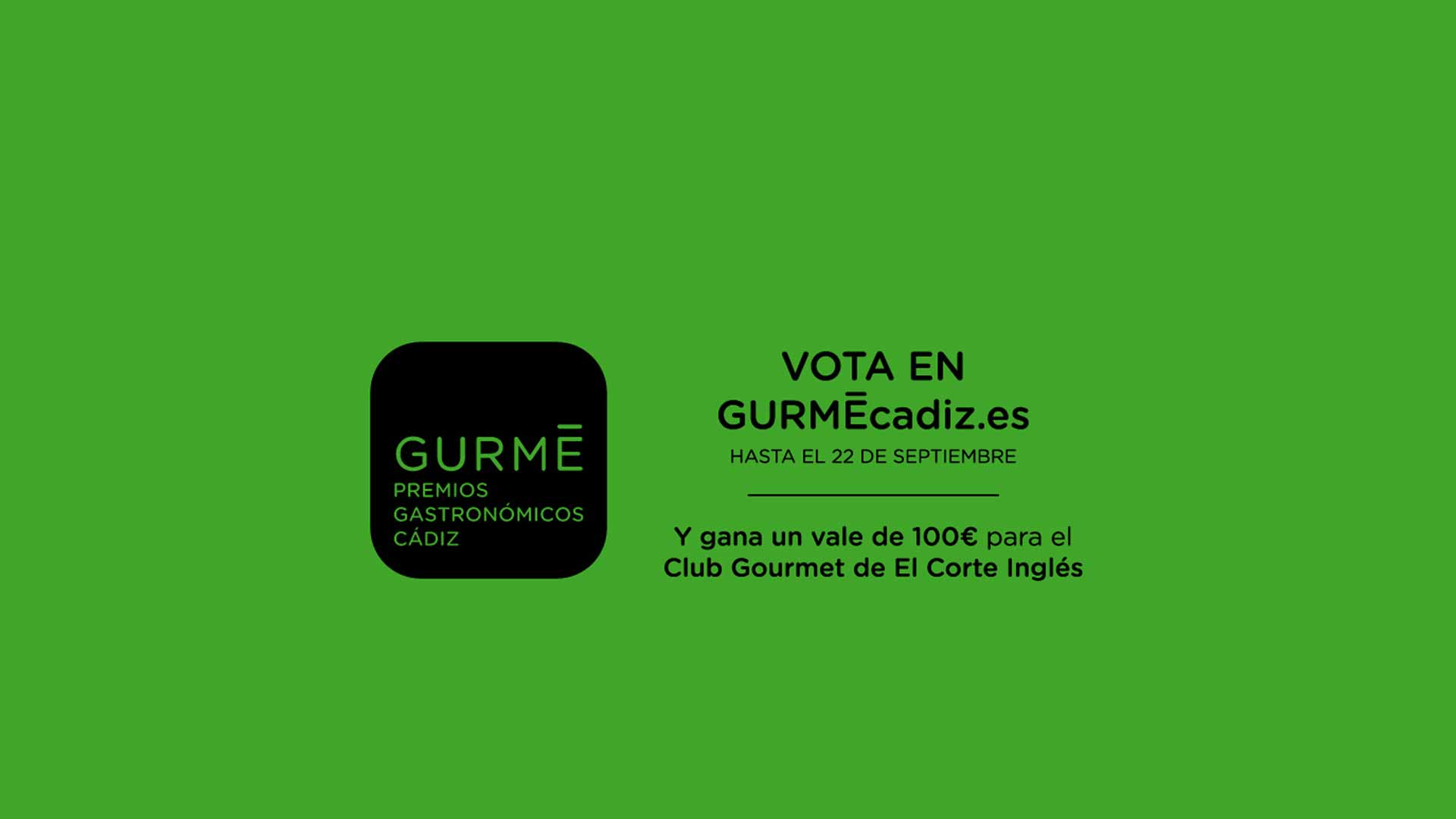 Vote en los Premios Gurmé Cádiz 2021 del 8 al 22 de septiembre