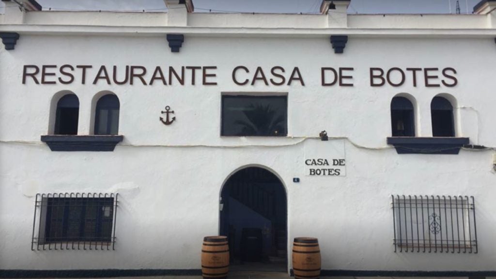 antigua casa de botes. 