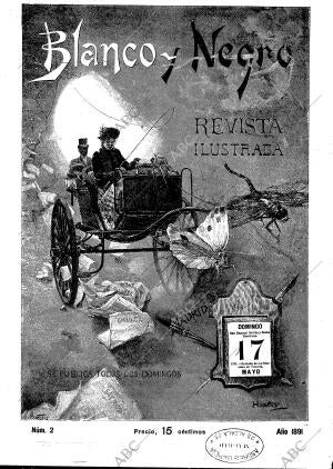 BLANCO Y NEGRO MADRID 17-05-1891