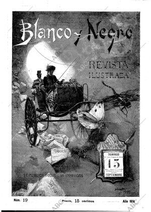 BLANCO Y NEGRO MADRID 13-09-1891