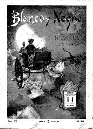 BLANCO Y NEGRO MADRID 11-10-1891