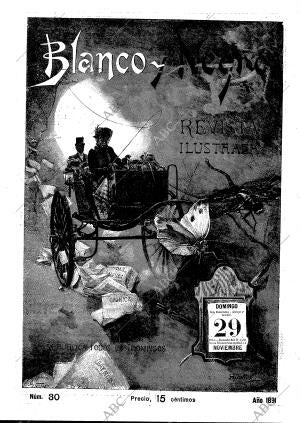 BLANCO Y NEGRO MADRID 29-11-1891