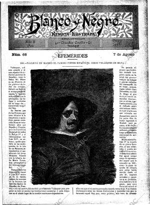 BLANCO Y NEGRO MADRID 07-08-1892