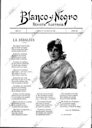 BLANCO Y NEGRO MADRID 27-05-1893
