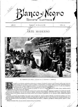 BLANCO Y NEGRO MADRID 01-07-1893