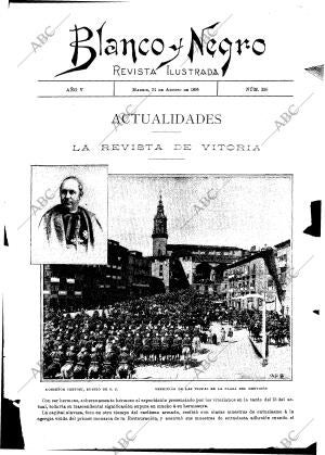 BLANCO Y NEGRO MADRID 31-08-1895