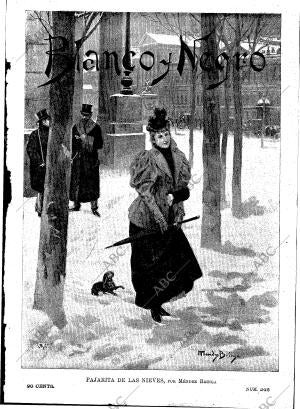 BLANCO Y NEGRO MADRID 18-01-1896