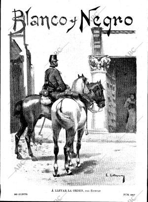 BLANCO Y NEGRO MADRID 25-01-1896