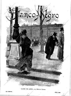 BLANCO Y NEGRO MADRID 25-04-1896