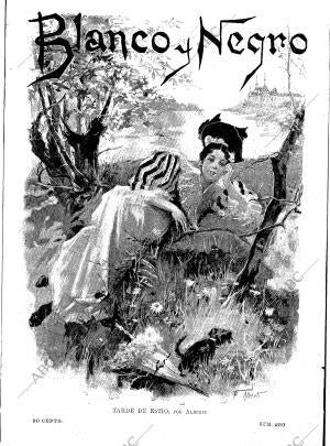 BLANCO Y NEGRO MADRID 12-09-1896