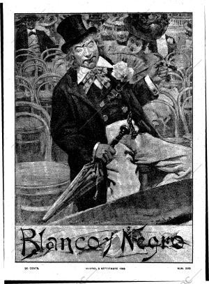 BLANCO Y NEGRO MADRID 03-09-1898