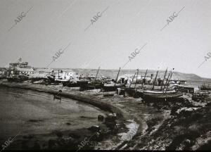 Isla Tabarca (Alicante) Reproducción de fotografía antigua perteneciente al...