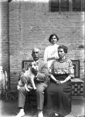 Familia de los Conde de Aguiar en una imagen de 1900