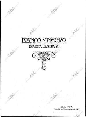 BLANCO Y NEGRO MADRID 09-11-1901