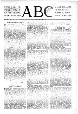 ABC MADRID 12-02-1903