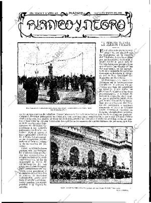 BLANCO Y NEGRO MADRID 14-03-1903