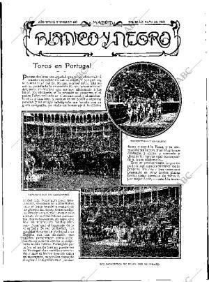 BLANCO Y NEGRO MADRID 30-05-1903