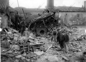 Fábrica de yeso «La Fortuna», donde se produjo la explosión de una caldera