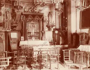 Interior del templo de nuestra Señora de la Paloma