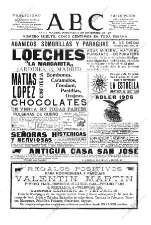 ABC MADRID 23-12-1906