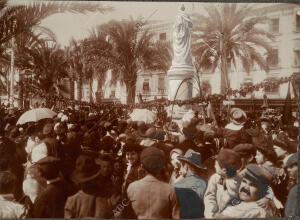 Acto de descubrir el Monumento a los Mártires de la Libertad del 8 de marzo 1844