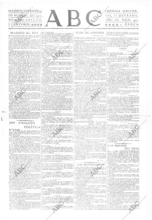 ABC MADRID 22-11-1907