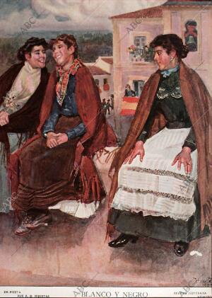 BLANCO Y NEGRO MADRID 11-04-1908