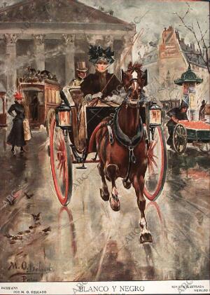 BLANCO Y NEGRO MADRID 19-12-1908