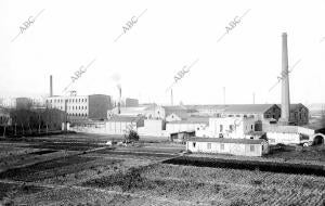 Fabrica de Tejidos de lana de viuda e Hijos de Claudio Araño - en la calle san...