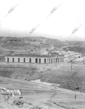 Vista del hospital indígena y el barrio Hebreo