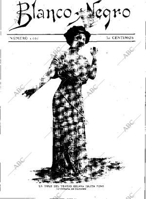 BLANCO Y NEGRO MADRID 27-11-1910