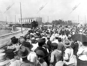 Después del combate del 12 de septiembre Llegada A Melilla del tren que Conducía...