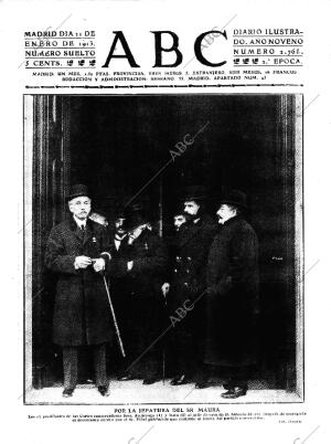 ABC MADRID 11-01-1913 página 1