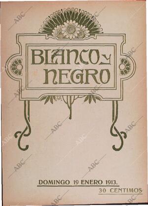BLANCO Y NEGRO MADRID 19-01-1913