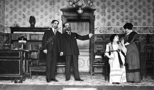 En Cervantes una escena de la Comedia "Vanidad" original de Jesús L. Gabaldón...