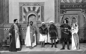 Una escena de la Obra "Doraida", original de los Sres
