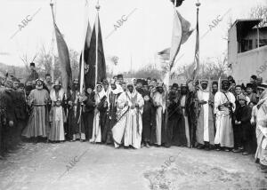 Jefes de una tribu de Beduinos, Vencedores de Otra Numérica agrupación Árabe,...