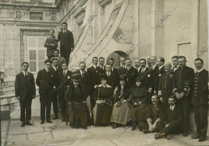 En la imagen, el personal que la secretaría del Rey ocupa en estas oficinas