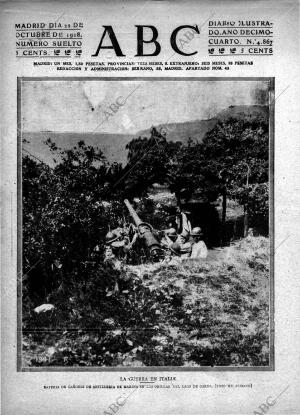 ABC MADRID 22-10-1918